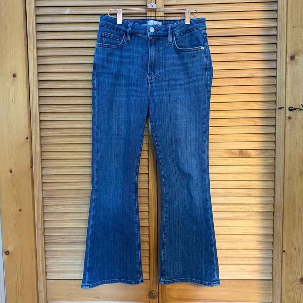 Frame Denim Le Crop Mini Boot size 27